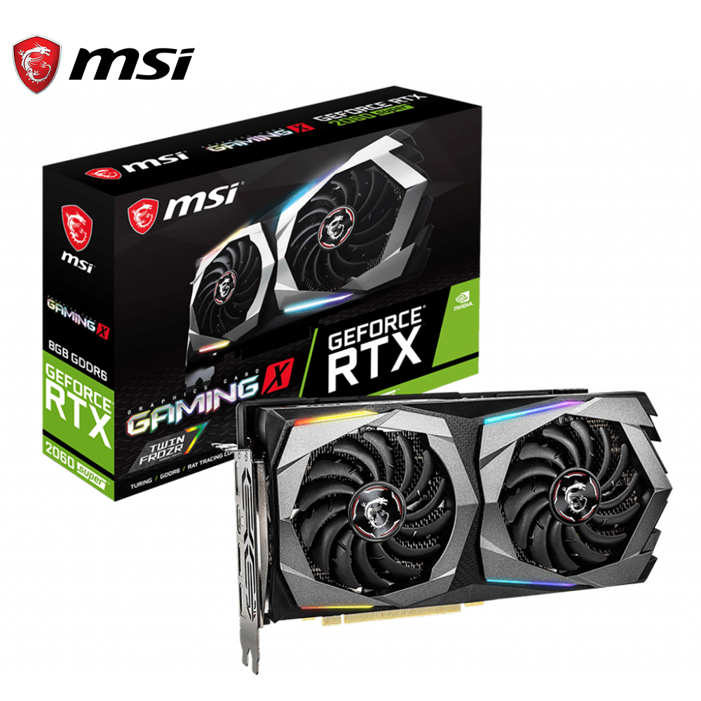 微星MSI RTX 2060 SUPER GAMING X 8G PCI-E顯示卡| 奕昇電腦周邊設備